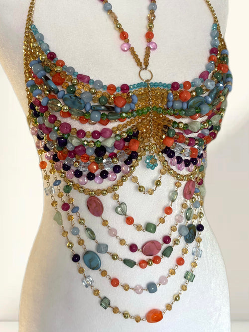 Exotic Tropics: Beaded Bralette