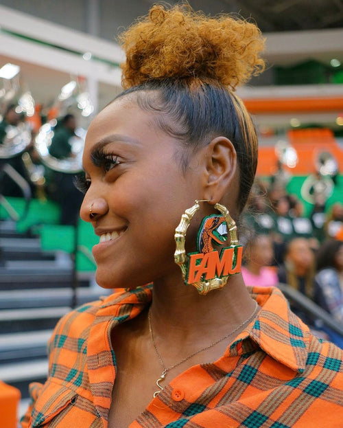 FAMU Jumbo Bamboo Hoops